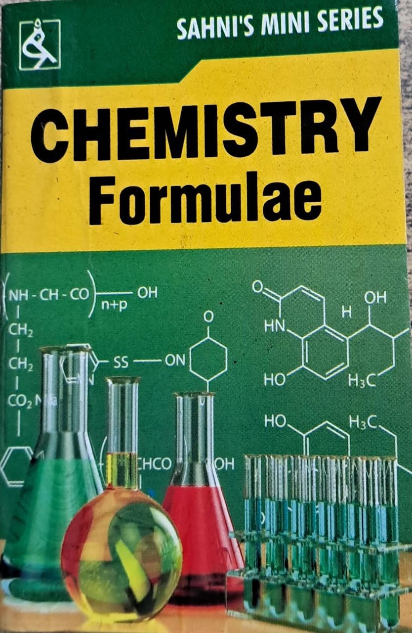 Chemistry Formulae (Mini Pocket Size Book) For Students